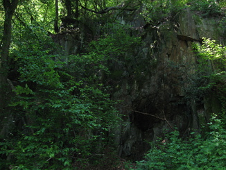 Felsen am Isenbergbach