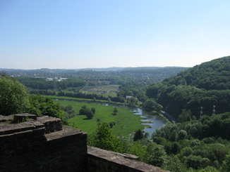 Blick auf die Ruhrschleife vom Isenberg