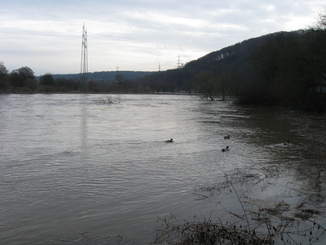 Blick in Richtung DLRG und Gemeinschaftswerk